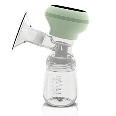 Imagem de yeacher Bomba tira leite elétrica com visor inteligente portátil recarregável de ruído ultrabaixo anti-refluxo Bomba de bombeamento confortável para amamentação