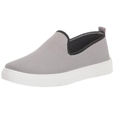 Imagem de Kenneth Cole Tênis feminino de malha Kam Slip on, Cinza claro, 38