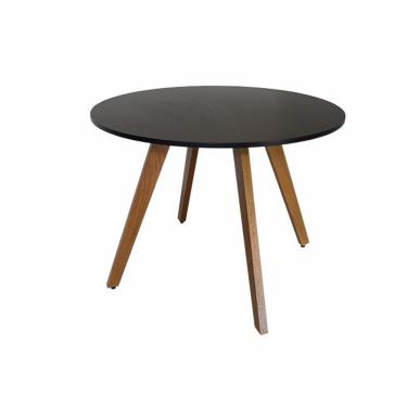 Imagem de Mesa de Jantar Redonda Dublin Preta Ref. 020 100P VivaLigna