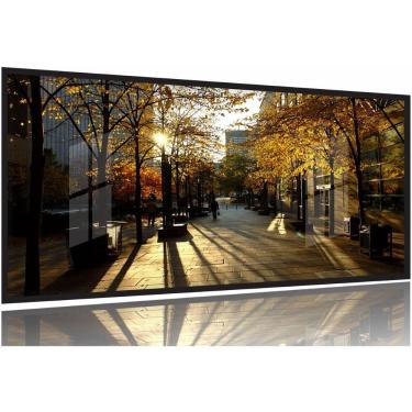 Imagem de Quadro Decorativo Interiores Paisagem Toronto 130x60 Moldura Preta 2x2