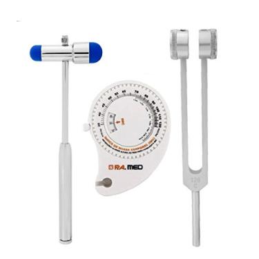 Imagem de Kit Fisioterapia Martelo Trena Diapasão (BUCK-AZUL)