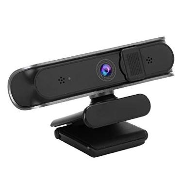 Imagem de Webcam de computadores, HD 5MP USB2.0 360° Rotação Online Ensino Reunião de Negócios PC Webcam para Windows para OS X para Android