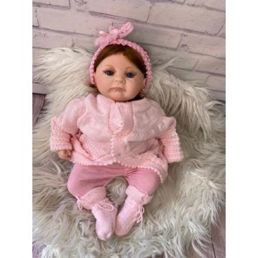 Brastoy Bebe Reborn Original Silicone Barata Boneca Realista Princesa 55CM  em Promoção é no Buscapé