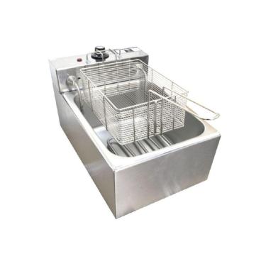 Imagem de Fritadeira Elétrica 1 Cuba Plus Aço Inox 05L 110V 1800W