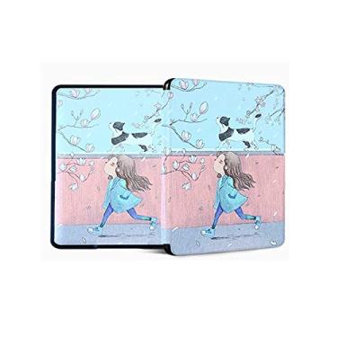 Imagem de Capa para Kindle Oasis – para Kindle Oasis de 7 polegadas 2ª geração lançado em 2017 e Kindle Oasis 3ª geração lançado em 2019 – Capa durável com função de hibernação automática