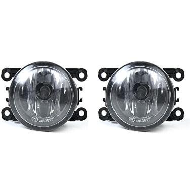 Imagem de MACHSWON 2 lâmpadas de farol de neblina dianteiro DRL para Ford Fiesta MK7 Zetec 2013-2019 Focus Connect UK Lâmpada de farol de neblina lado esquerdo direito O/S N/S Par frontal para Ford Fiesta mk7 2013-2019 para Subaru XV