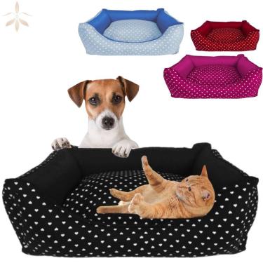 Imagem de Caminha para Cachorro e Gato Pequena Lavável Com Zíper