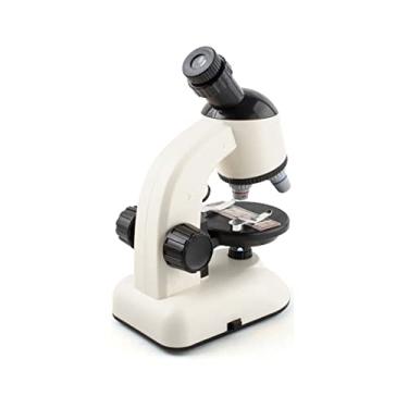 Imagem de Adaptador de microscópio ajustável 1200X giratório biológico acessórios de microscópio (cor: branco)