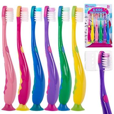 Imagem de Escova de dentes infantil com sucção (pacote com 6)