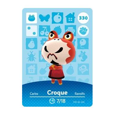Imagem de Croque – Cartão Amiibo Nintendo Animal Crossing Happy Home Designer Series 4 – 330