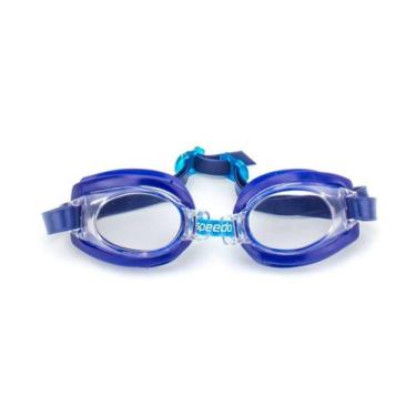 Imagem de Óculos De Natação Speedo Jr Captain Azul Cristal