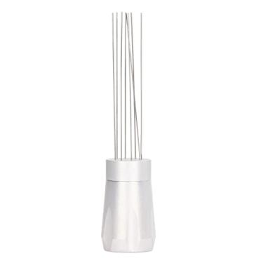 Imagem de Agitação do pó de café, agulha de distribuição de café em aço inoxidável, ferramenta de distribuição manual segura e prática para barra de café em casa (prata)