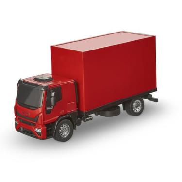 Imagem de Caminhão De Brinquedo Iveco Tector Baú Com Acessórios Usual - Usual Br