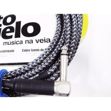 Imagem de Cabo Guitarra Violão Santo Ângelo Textil 3,05 Metros Plug L - Santo An