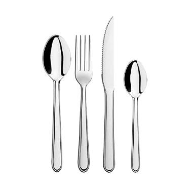 Imagem de Faqueiro Milano, 24Pcs, Aço Inox, Brinox