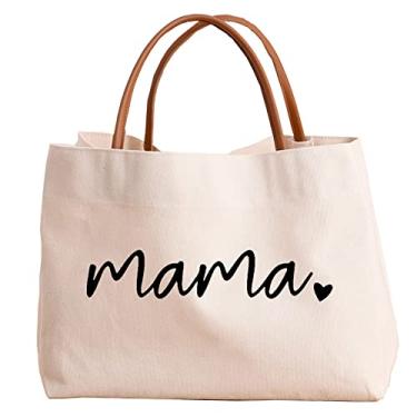 Imagem de kifasyo Bolsa para mãe Mamãe Presentes Momlife para Hospital, Compras, Praia, Viagens, Ma02, Large