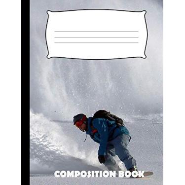 Imagem de Composition Book: Snowboarding Composition Notebook Wide Ruled