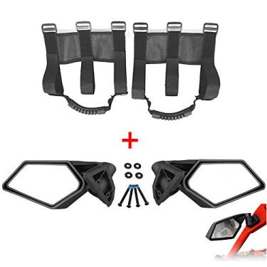 Imagem de NBX- (UTV-010+022) Espelho lateral de corrida compatível com Can-Am Maverick X3 e MAX SSP UTV off-road