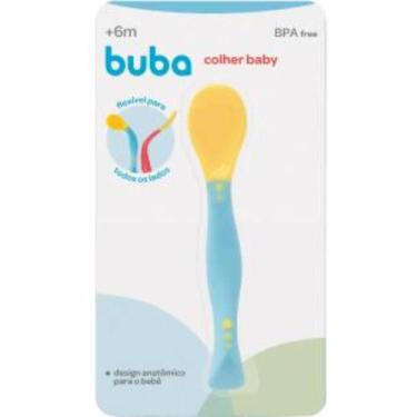 Colher Bebê Silicone BPA Free Buba - Colher para Bebê / Infantil - Magazine  Luiza