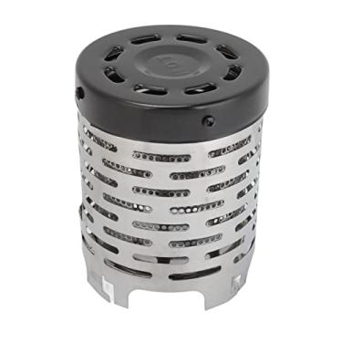 Imagem de Capa de Fogão para Aquecimento de Acampamento, Miniaquecedor Seguro de Aço Inoxidável Resistente a Altas Temperaturas para Acampamento Ao Ar Livre