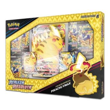 Imagem de Cartas Pokémon Box Coleção Especial Pikachu Vmax Realeza Absoluta - Co