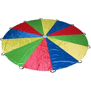 Imagem de Play Parachute Parachute Com Alça, Brinquedos De Jogo Cooperativo Multijogador De 2 A 12 M, Jogo De Tenda Infantil,1 M/3,28 Pés,Constructive23