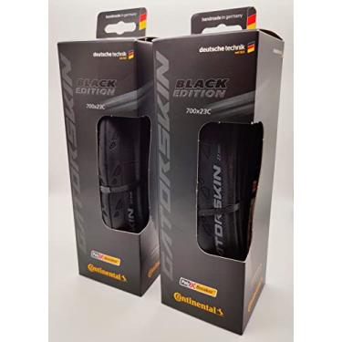 Imagem de Continental Pneu dobrável Gatorskin – Black Edition – DuraSkin, PolyX Breaker Tech – 700 x 23 – Par (2 pneus)