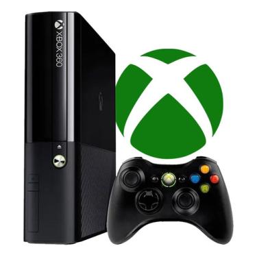 Microsoft Xbox 360 Super Slim 4GB Standard cor preto