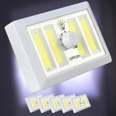 Imagem de Mini Luminária Led Portátil Regulável Com Imã Kit 5 Peças Cbrn06878 -
