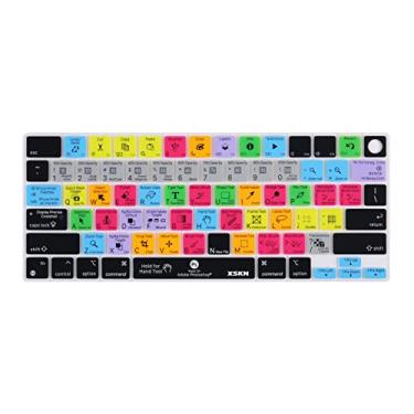 Imagem de XSKN Photoshop atalhos Capa de teclado de silicone pele design para Apple M2 Chip MacBook Air 13,6 15.3 polegadas com Touch ID (modelo A2681 A3113 / A2941 A3114) versão dos EUA
