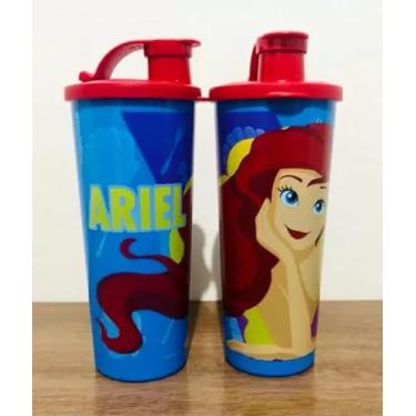 Imagem de Tupperware Importada Copo Infantil Princesa Ariel 470 ml