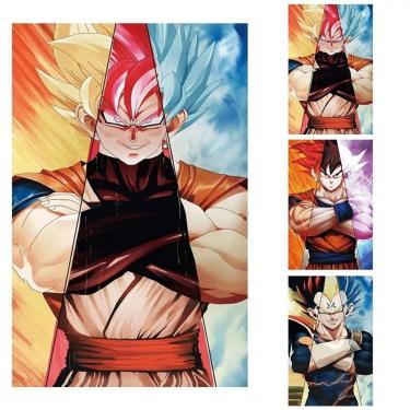 Imagem de Pôster 3D lenticular Dragon Ball 1 30x40 cm em PVC sem moldura