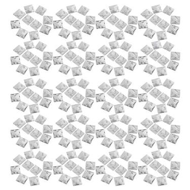 Imagem de Cristal em forma de olho de cavalo, 200 peças de acessórios de artesanato de costura plana de cristal de resina (quadrado de 10 * 10 mm)
