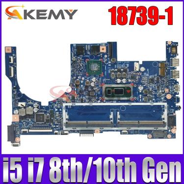 Imagem de Placa-mãe portátil para HP Envy 17-CE  Notebook Mainboard  I5  I7  8th  10th Gen CPU  18739-1