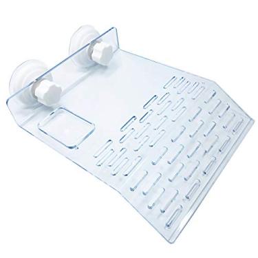 Imagem de J-star Plataforma grande para répteis, tartarugas de aquário, plataforma de aquário de tartarugas, acessórios para tanques de tartarugas flutuantes, base de habitat de tartaruga flutuante