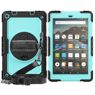 Imagem de Capa para tablet Kindle Fire HD 8plus 8.0 Fire HD 10 10.1 Kids Safe Silicon PC híbrida à prova de choque (Fire HD 10 10.1, BDBF-11)