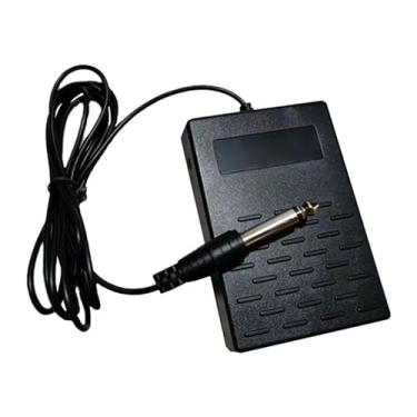 Imagem de rockible Pedal de sustentação de piano, pedal sintetizador midi de 6.5mm, entrada antiderrapante, durável, pedal de teclado de piano para exercício de piano