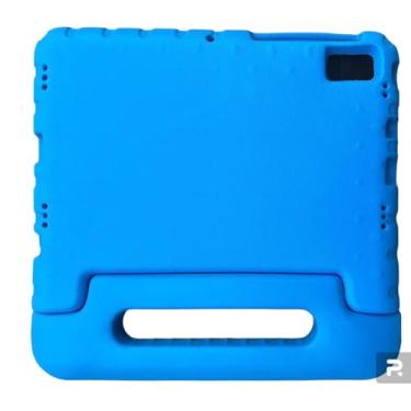 Imagem de Genérico Capa Infantil Maleta Compatível Para Samsung Galaxy Tab A9+ OU A9 Plus 11'' X210/ X216/ X218 (2023) - AZUL, Anti impacto, EVA, Emborrachada, Leve