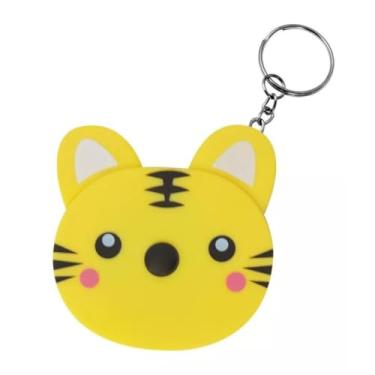 Imagem de LANMAX Fita Métrica de Bichinho Retratil Chaveiro Tigre 150 cm Trena para Costura e Artesanato