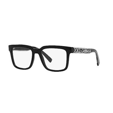 Imagem de Dolce & Gabbana Armação masculina DG 5101 preta 52/18/145, Preto, 52-18-145