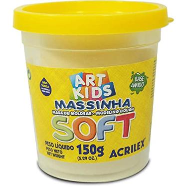 Imagem de Acrilex Soft Massa de Modelar, Branco (Neve), 150 g