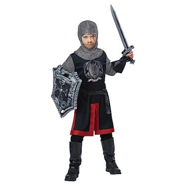 Imagem de California Costumes Boys Dragon Knight Child Costume Black/Red, Medium