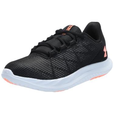 Imagem de Under Armour Tênis feminino Charged Speed Swift, (006) Preto/Preto/Laranja Flare, 40