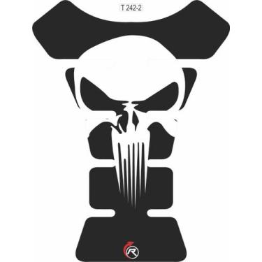 Imagem de Tankpad Protetor Tanque Justiceiro Caveira Skull P/titan 160 - Resitan