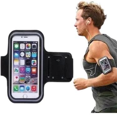 Imagem de Braçadeira Celular Corrida Esporte Suporte Celular Braço - Mbfit
