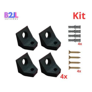 Imagem de KIT c/ 4 Reparo Salva Caixa de Luz interruptor tomada - B2JL