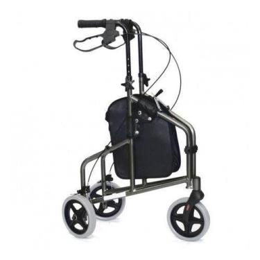 Imagem de Andador com 3 rodas robrável com cesto para Idoso Mobil