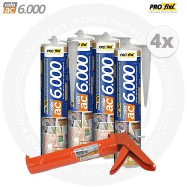 Imagem de KIT Cola Extra Forte AC6000 400G + Aplicador de Ferro Bestfer - Pro Fi