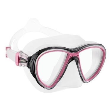 Imagem de Máscara de Mergulho Cressi Quantum, Transparente, Rosa