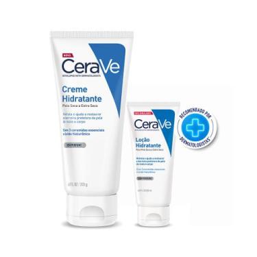 Imagem de Kit Beleza CeraVe Loção Facial Hidratante 52ml + CeraVe Creme Hidratan
